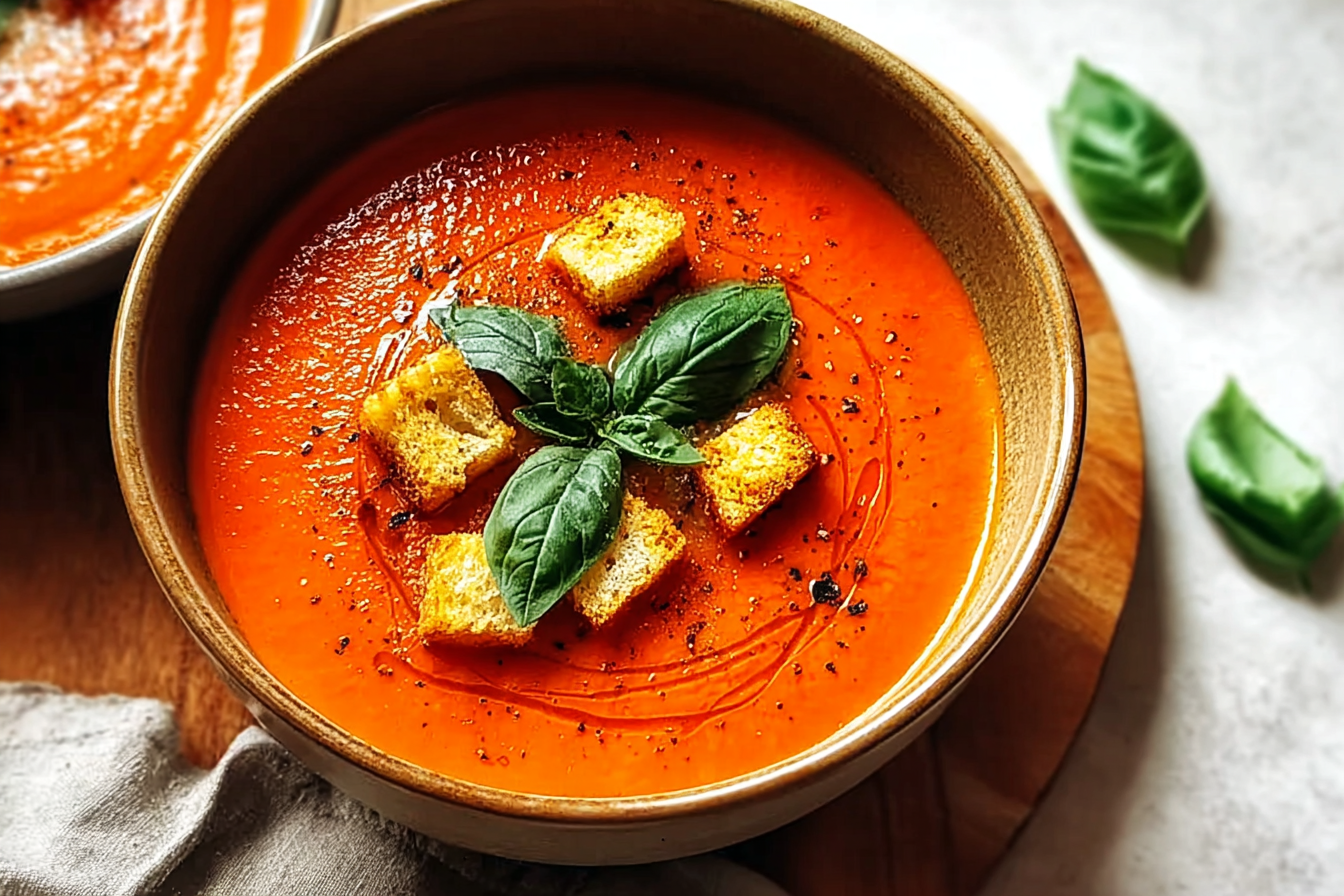 Roasted Tomato Soup Recipe With Rich Flavor And Simple Ingredients 6 Roasted Tomato Soup