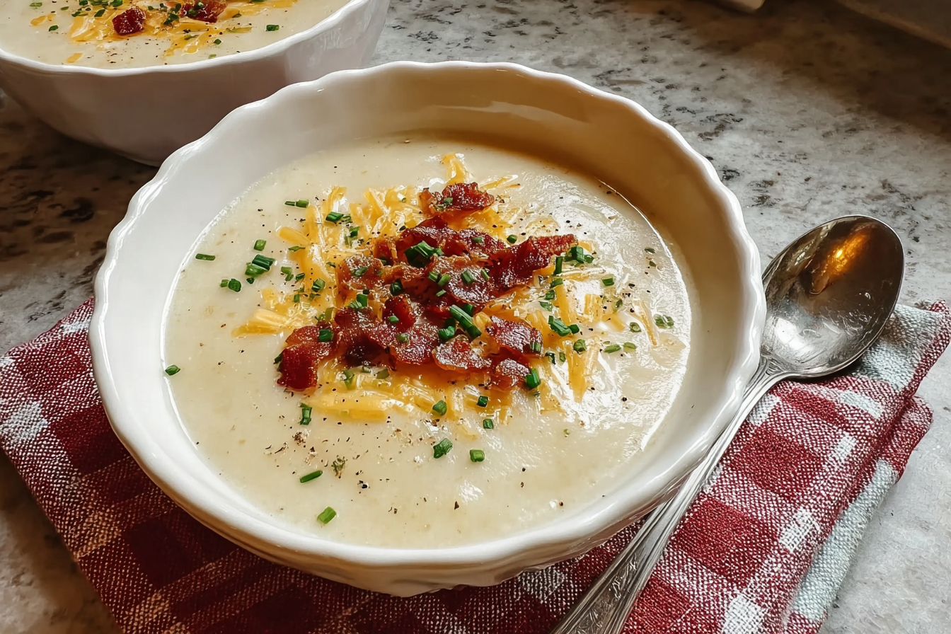 Loaded Potato Soup Creamy Recipe With Rich Flavor 6 Smoked Gouda Potato Soup