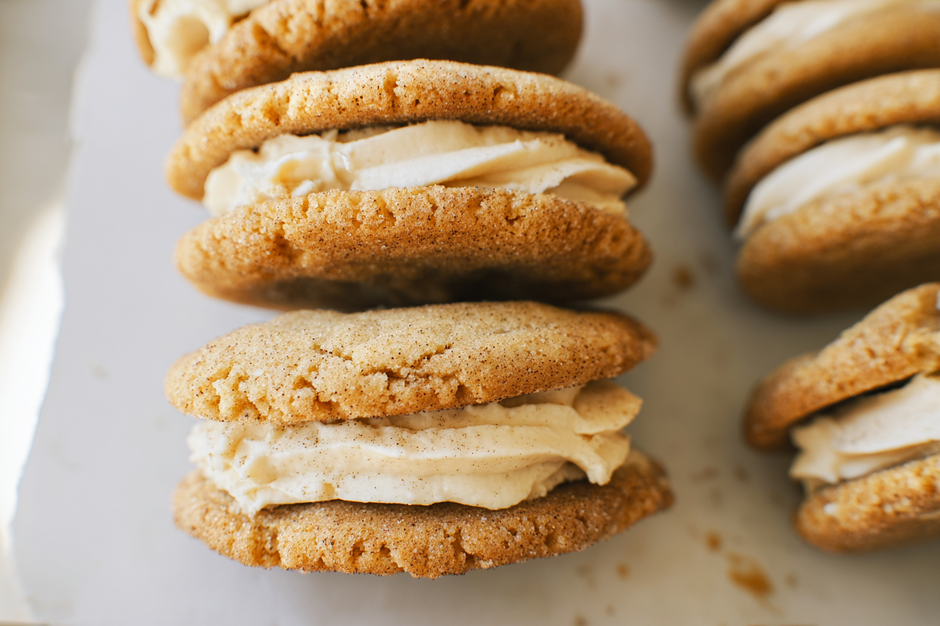 Chewy Snickerdoodle Sandwich Cookies Recipe 6 Snickerdoodle Cookie Sandwich