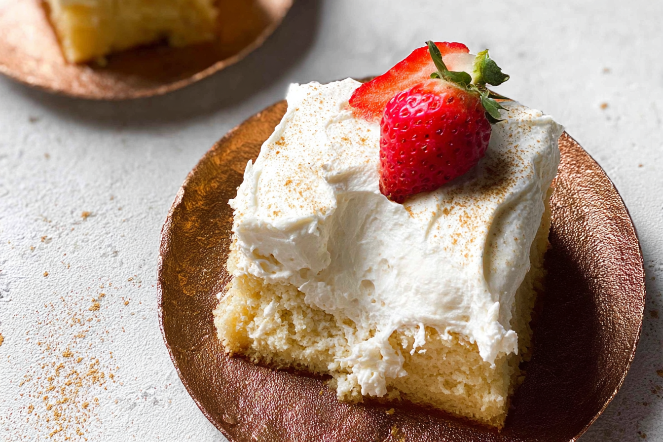 Tres Leches Cake Recipe With Creamy Milk Soak And Soft Texture 6 Tres Leches Cake