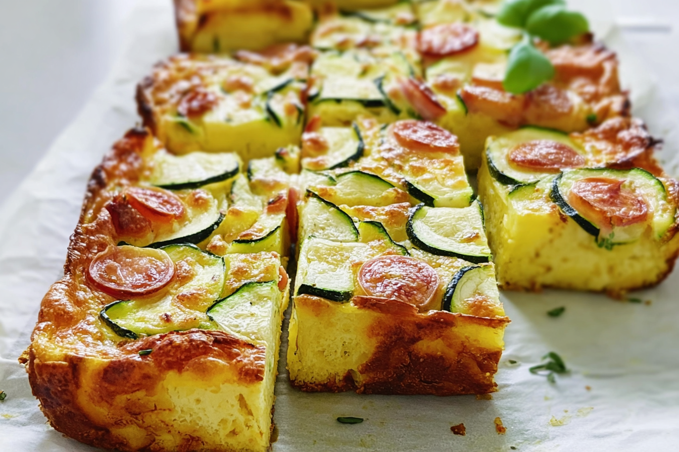 Zucchini Slice Recipe With Simple Ingredients And Easy Preparation 6 Zucchini Slice