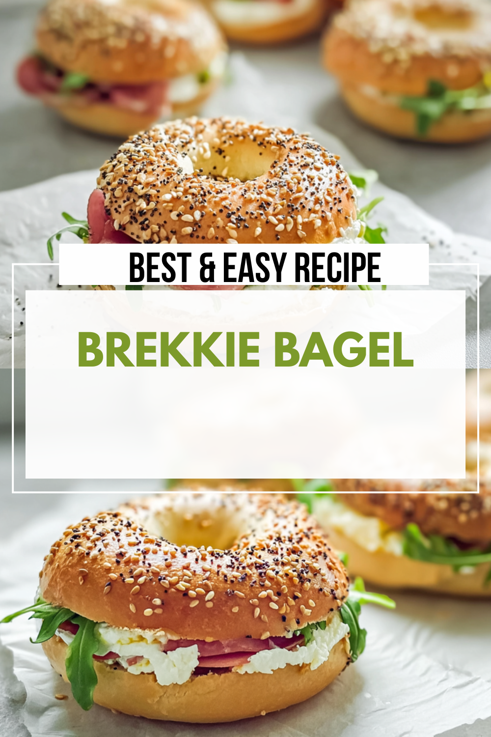 Brekkie Bagels Recipes For Quick And Tasty Morning Meals 7 Brekkie Bagel