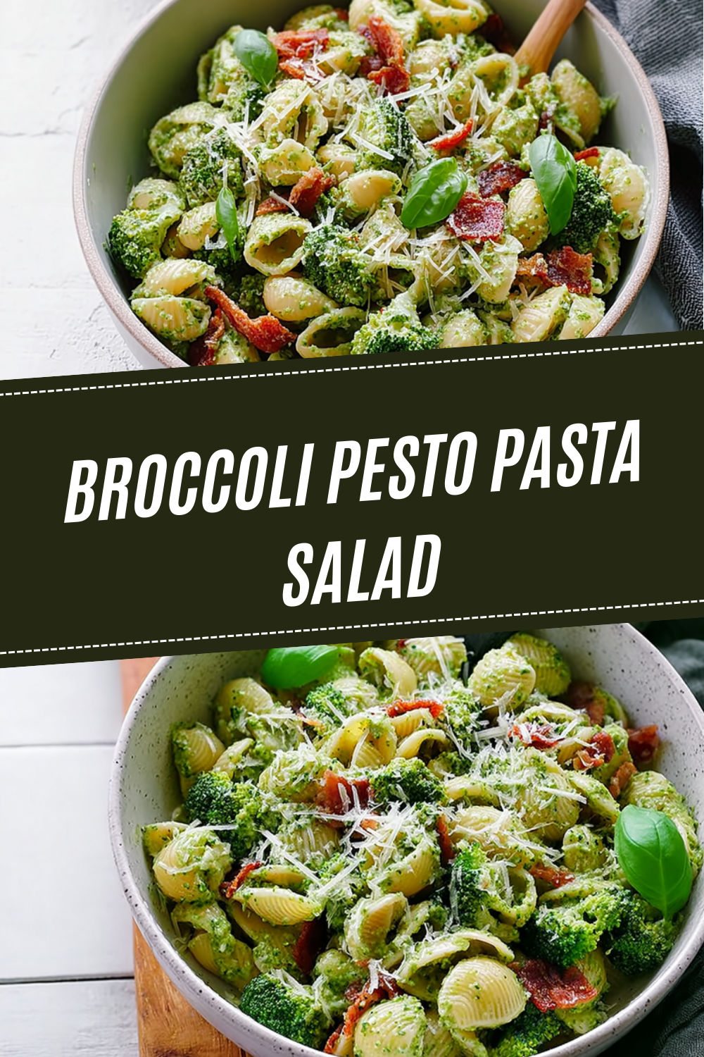 Broccoli Pesto Pasta Salad With Fresh Herbs And Tangy Dressing 7 Broccoli Pesto Pasta Salad