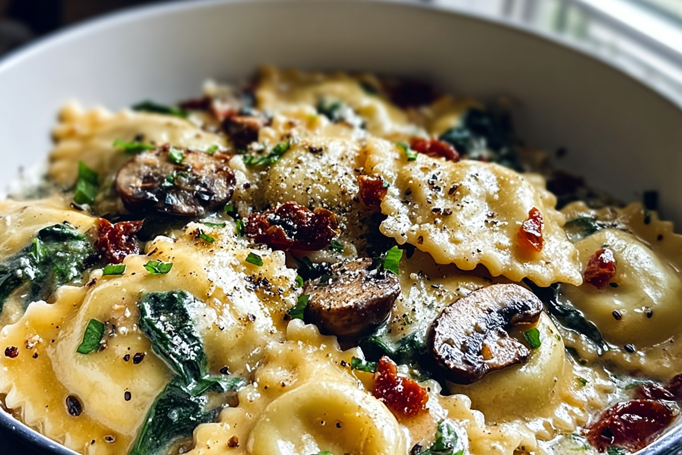 Cheesy Ravioli