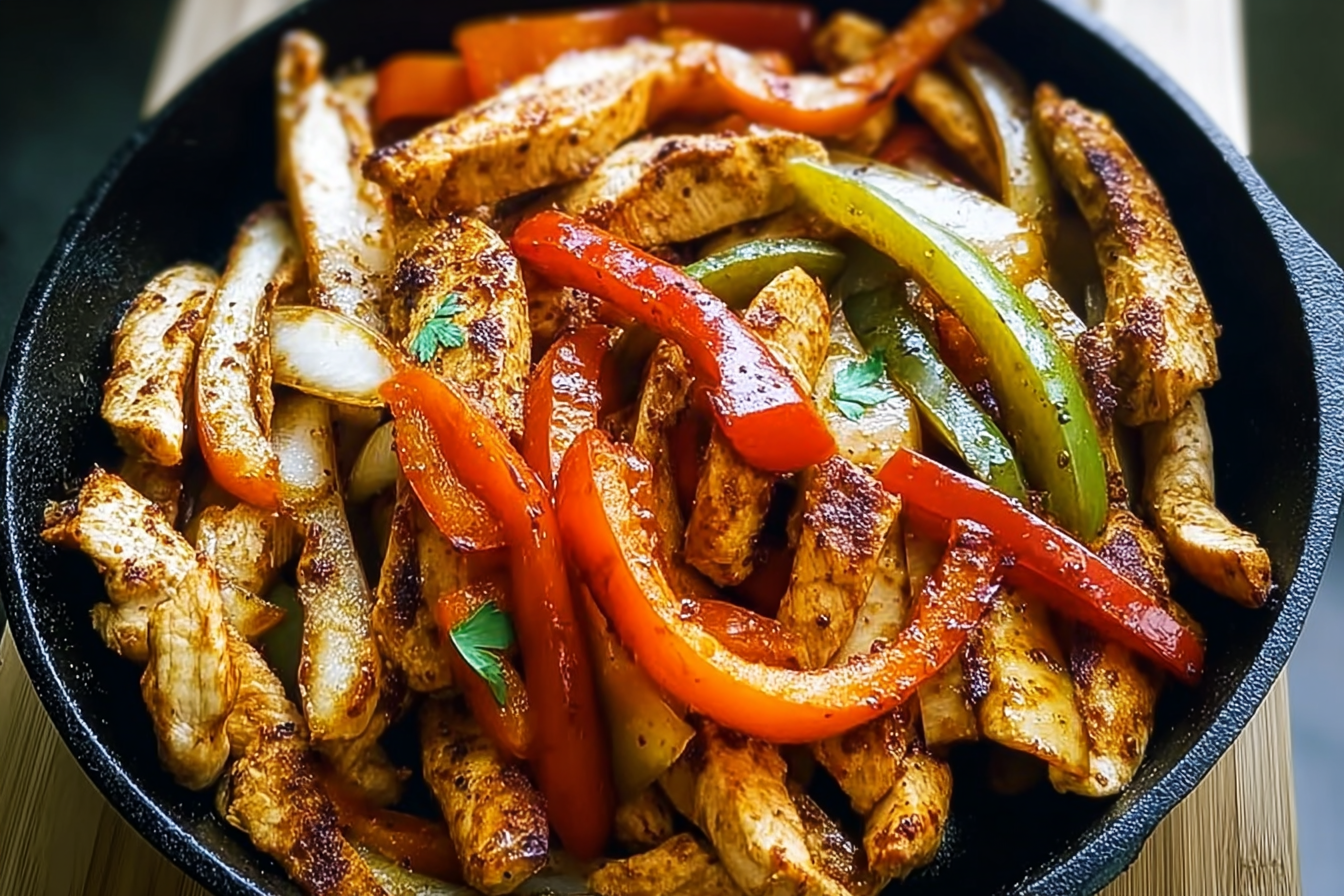 Easy Chicken Fajitas Recipe With Simple Ingredients And Quick Cooking 6 Chicken Fajitas