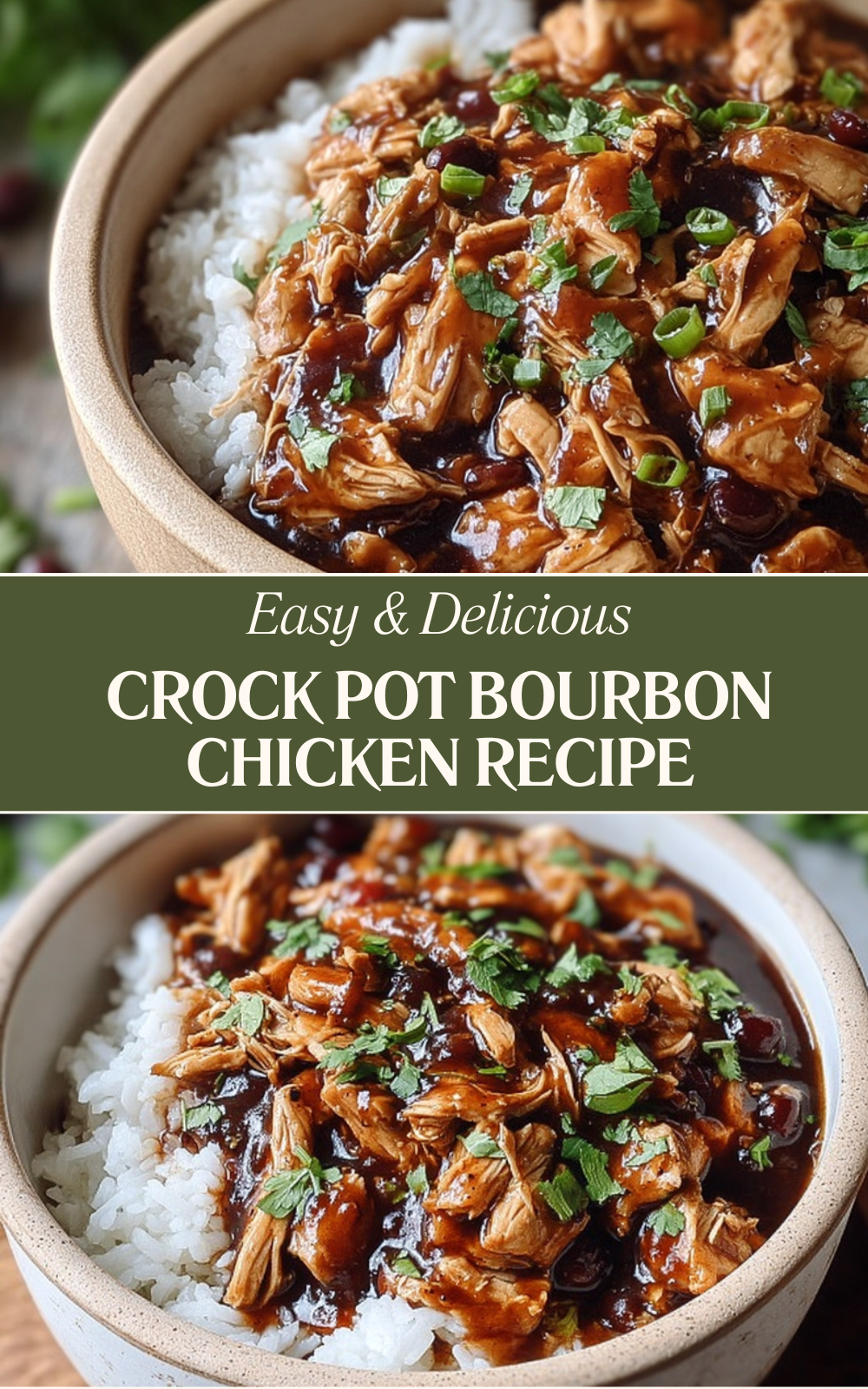 Crockpot Bourbon Chicken Recipe With Simple Sweet And Savory Sauce 7 Crock Pot Bourbon Chicken Recipe