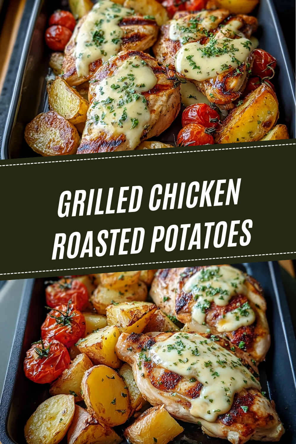 Roasted Chicken With Crispy Potatoes Recipe For Easy Dinners 7 Grilled Chicken Roasted Potatoes