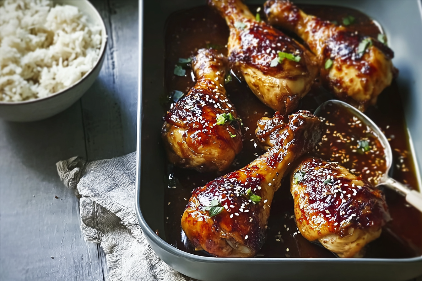 Honey Soy Chicken Drumsticks Baked Easy In The Oven 6 Honey Soy Chicken Drumsticks