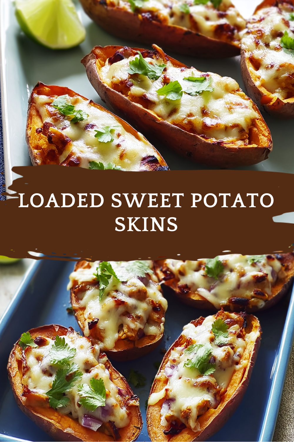 Loaded Sweet Potato Skins Recipe With Savory Toppings And Cheese 7 Loaded Sweet Potato Skins