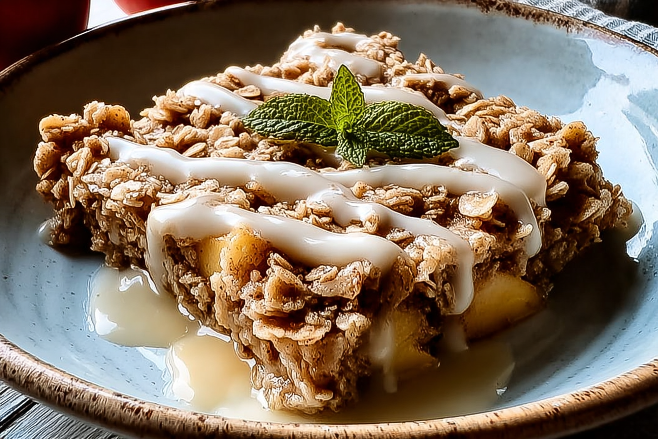 Apple Pie Baked Oatmeal Recipe With Warm Cinnamon Flavors 6 Oatmeal Apple Bake