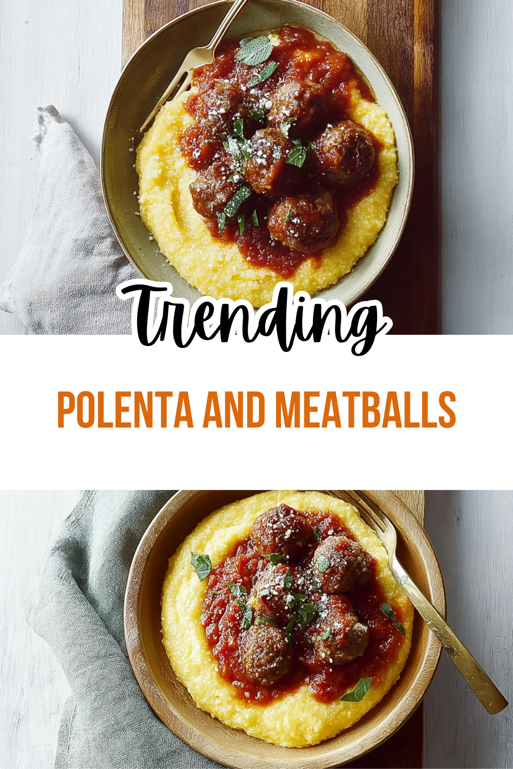 Classic Meatballs Served With Creamy Cheesy Polenta Recipe 7 Polenta And Meatballs