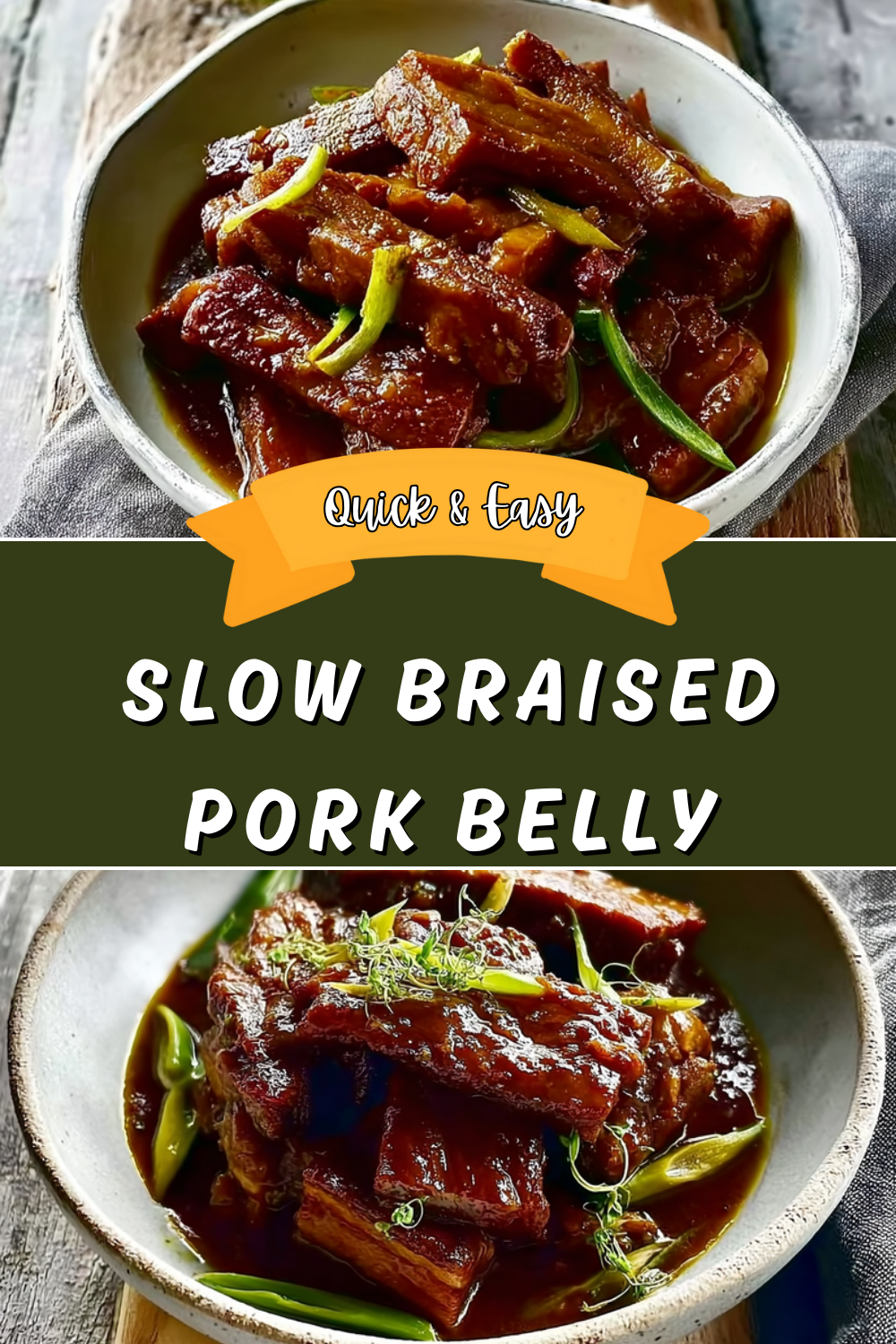 Braised Pork Belly Recipe Easy Hong Shao Rou Style 7 Slow Braised Pork Belly