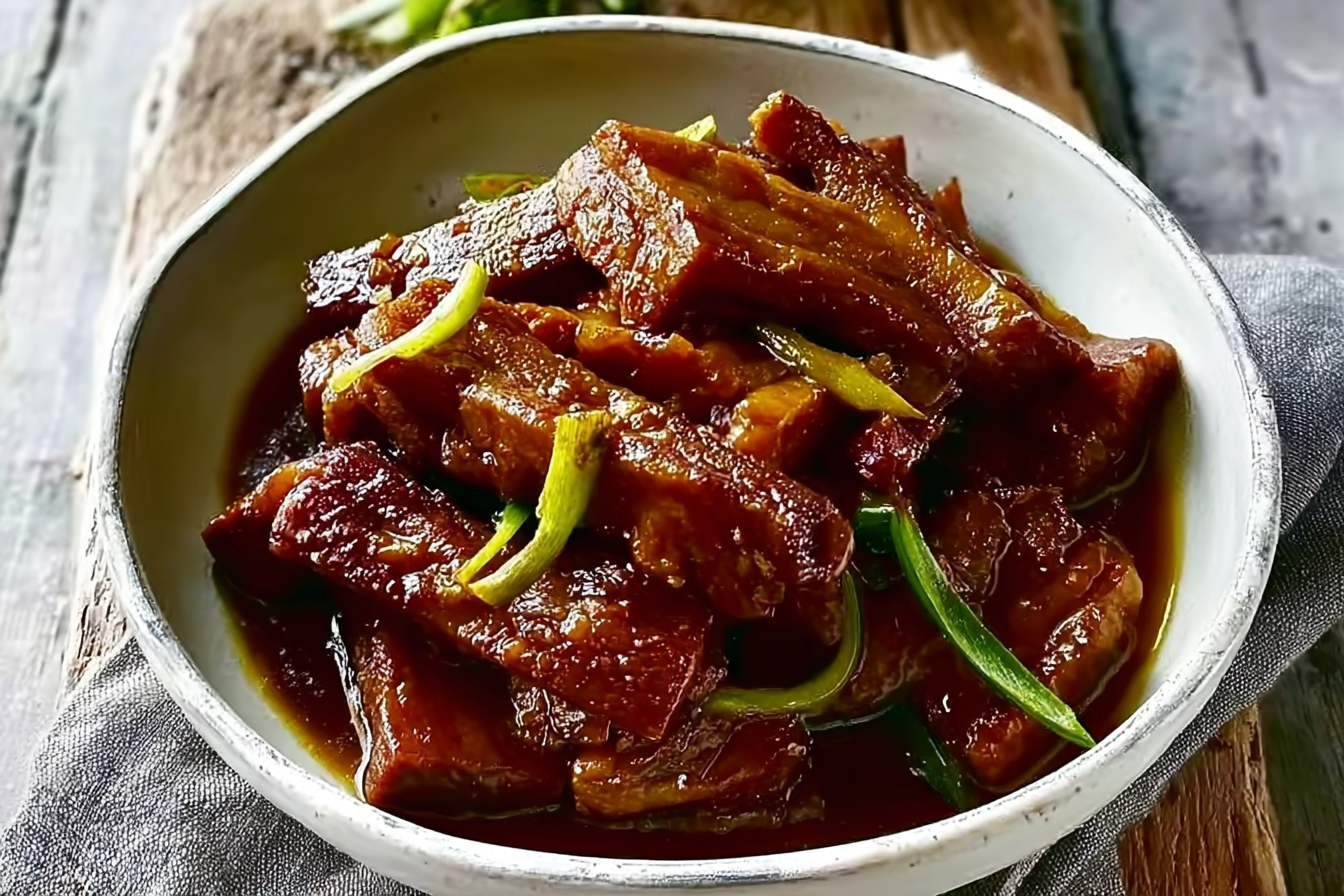Braised Pork Belly Recipe Easy Hong Shao Rou Style 6 Slow Braised Pork Belly