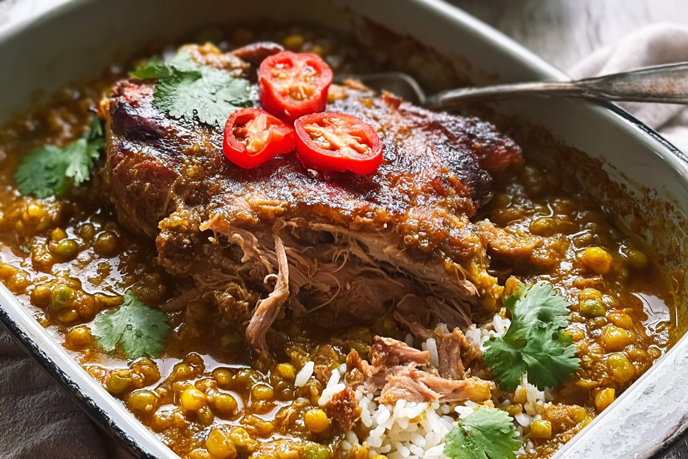 Slow Cook Pork Korma With Spiced Split Pea Curry Recipe 6 Slow Cook Pork Korma