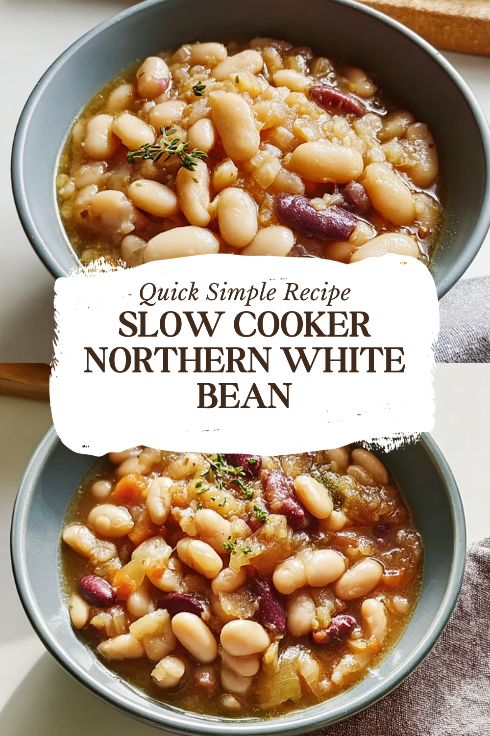 White Beans In The Crockpot Easy Slow Cooker Recipes For Perfect Beans 7 Slow Cooker Northern White Bean
