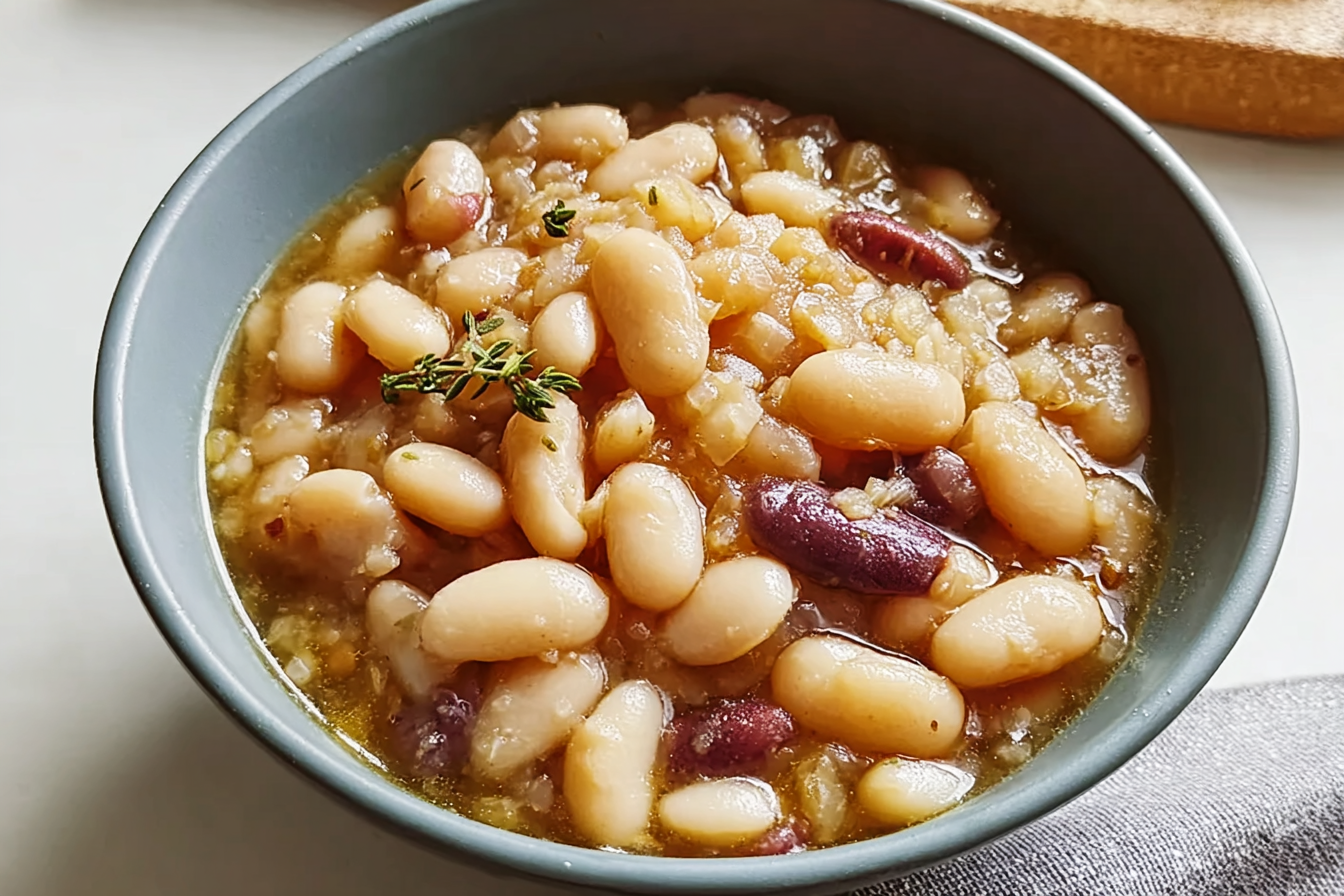 White Beans In The Crockpot Easy Slow Cooker Recipes For Perfect Beans 6 Slow Cooker Northern White Bean