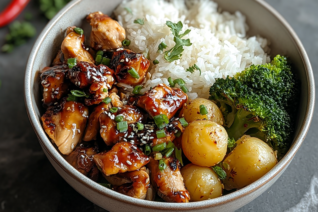 Teriyaki Chicken Rice Bowl Recipe With Flavorful Sauce And Fresh Veggies 6 Teriyaki Chicken Bowl