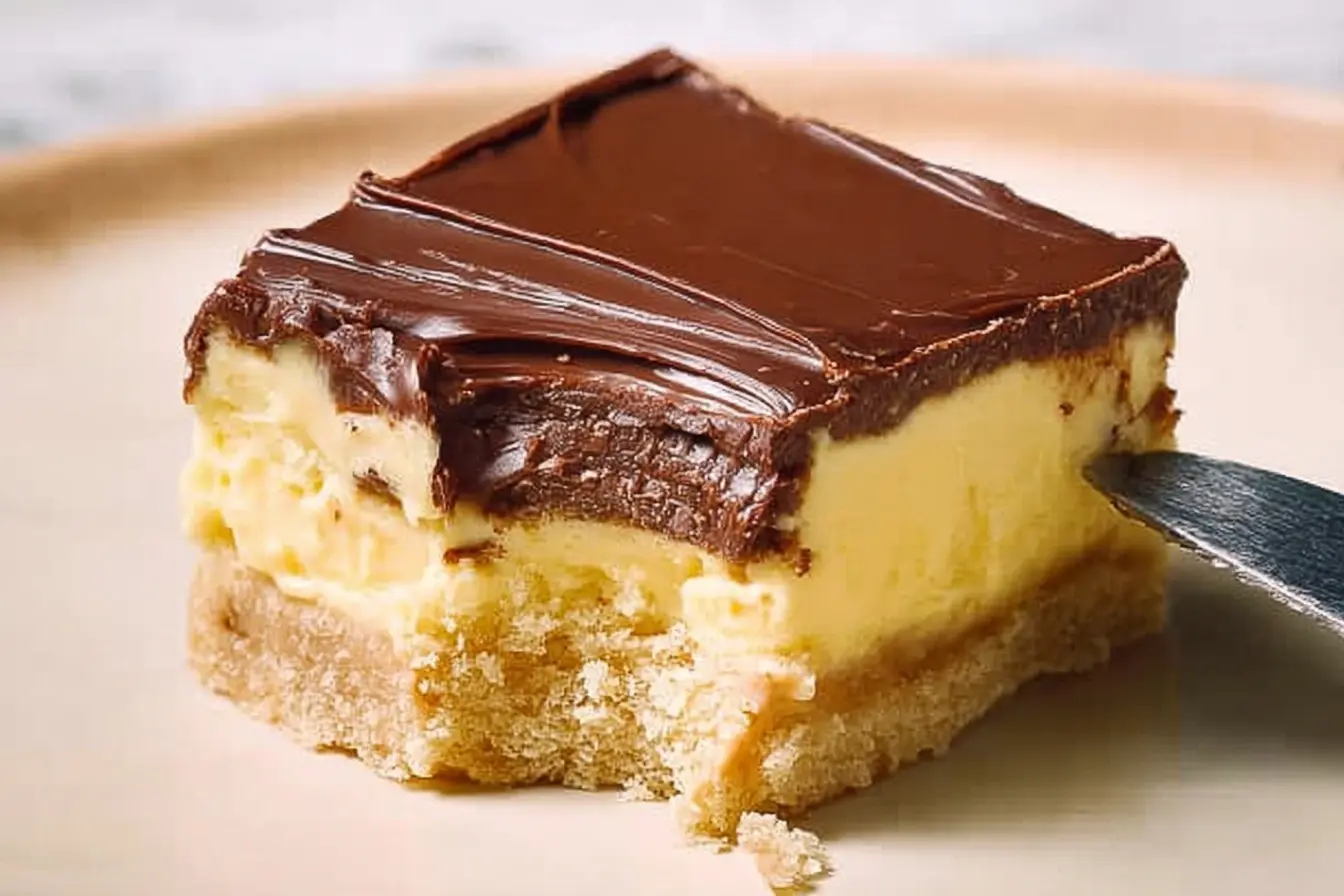 No Bake Boston Cream Pie Bars Easy Recipe 6 Boston Cream Pie Bars