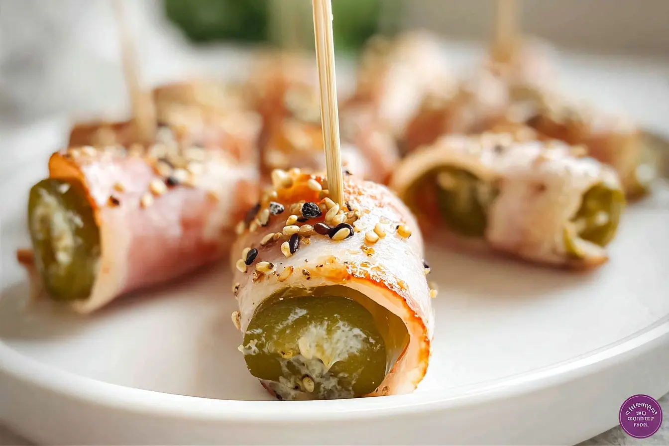 Ham And Pickle Roll Ups Easy Recipe 6 Ham Pickle Roll Ups