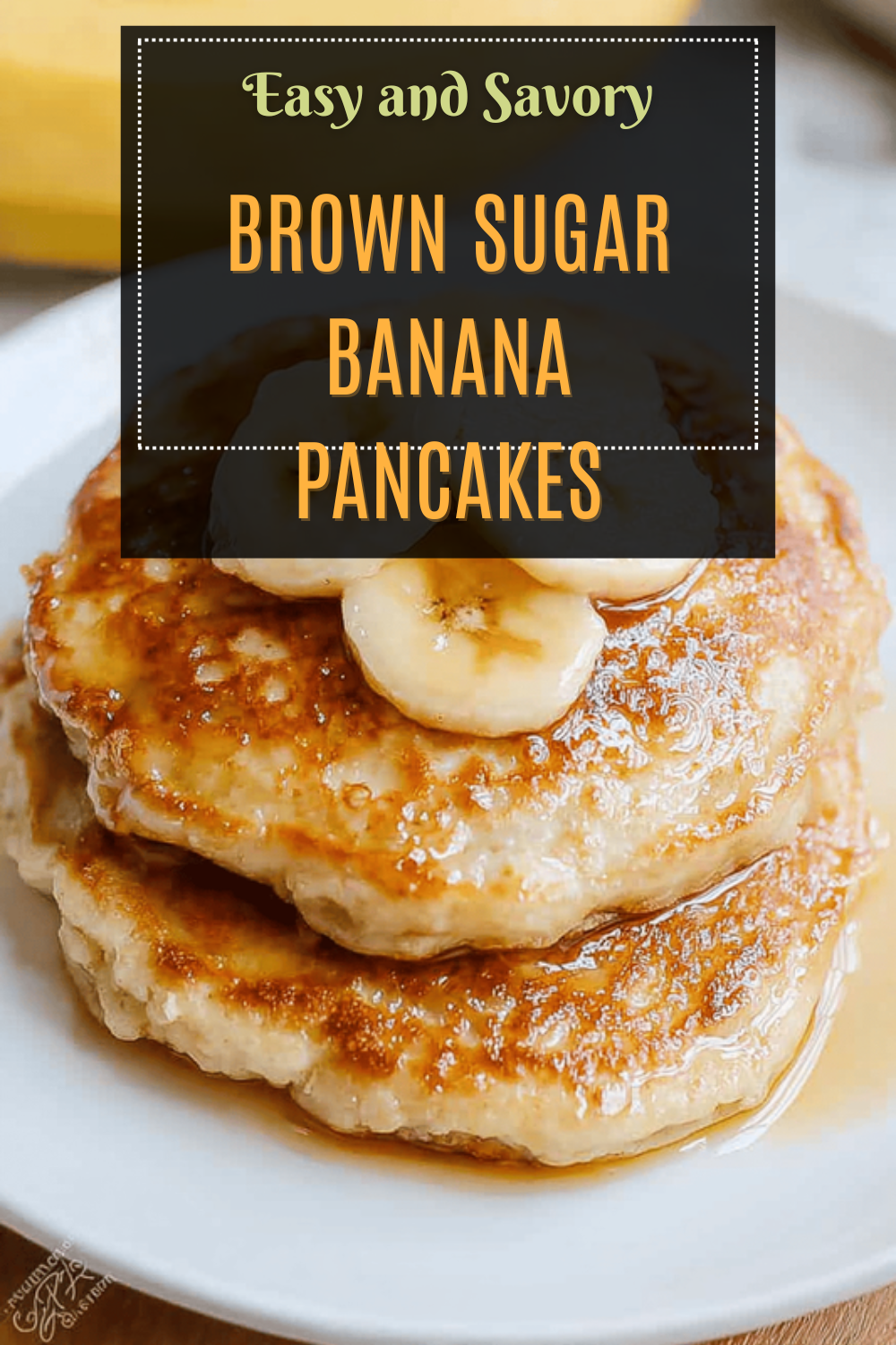 Brown Sugar Banana Pancakes