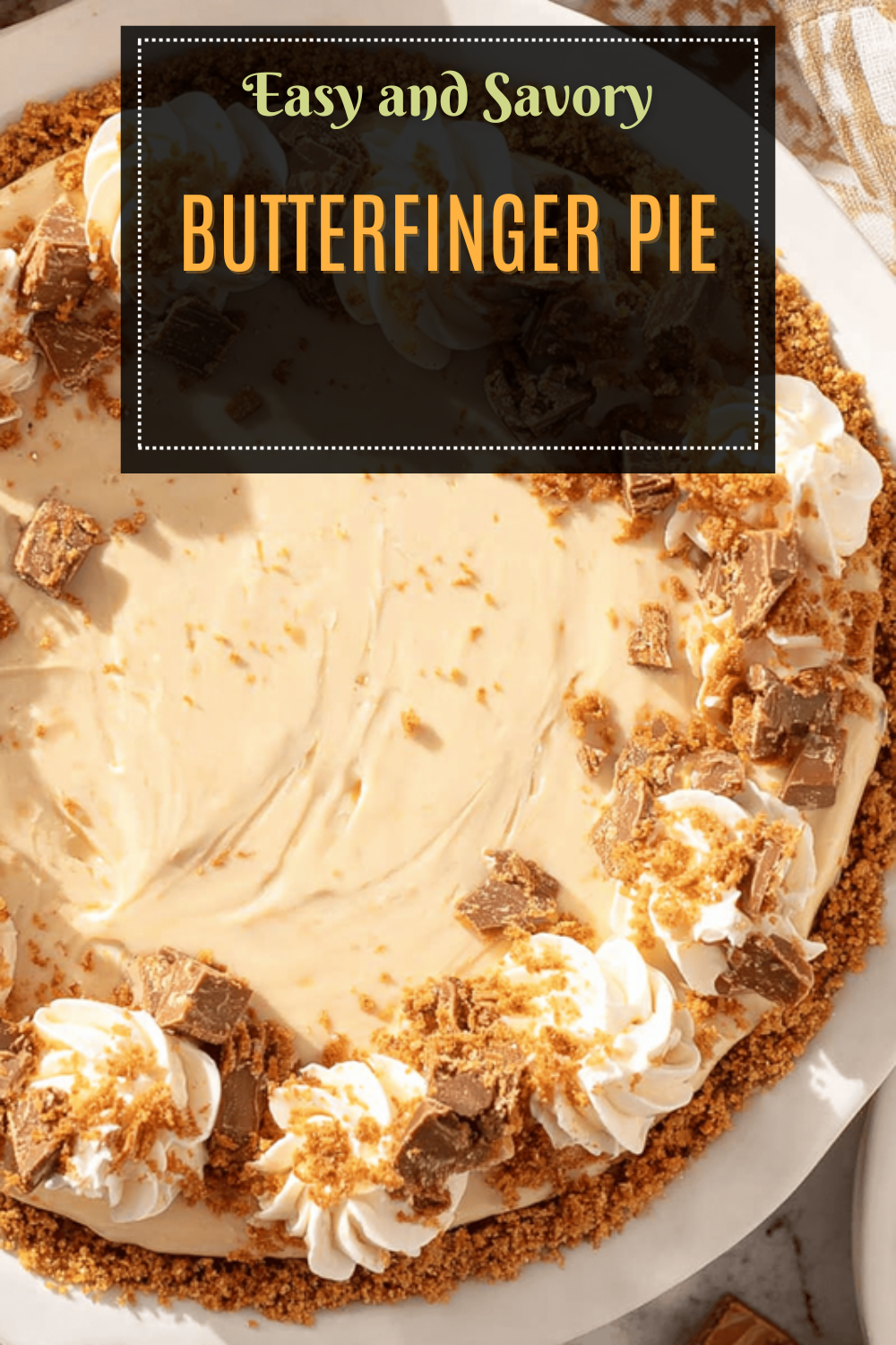 Butterfinger Pie