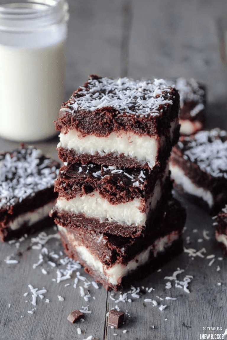 Chocolate Coconut Brownies 83.Png