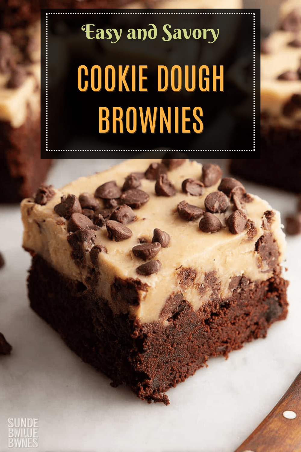 Cookie Dough Brownies