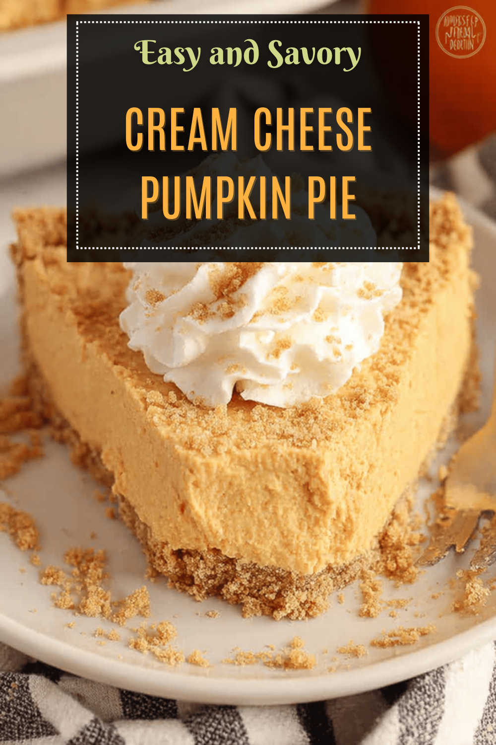 Cream Cheese Pumpkin Pie
