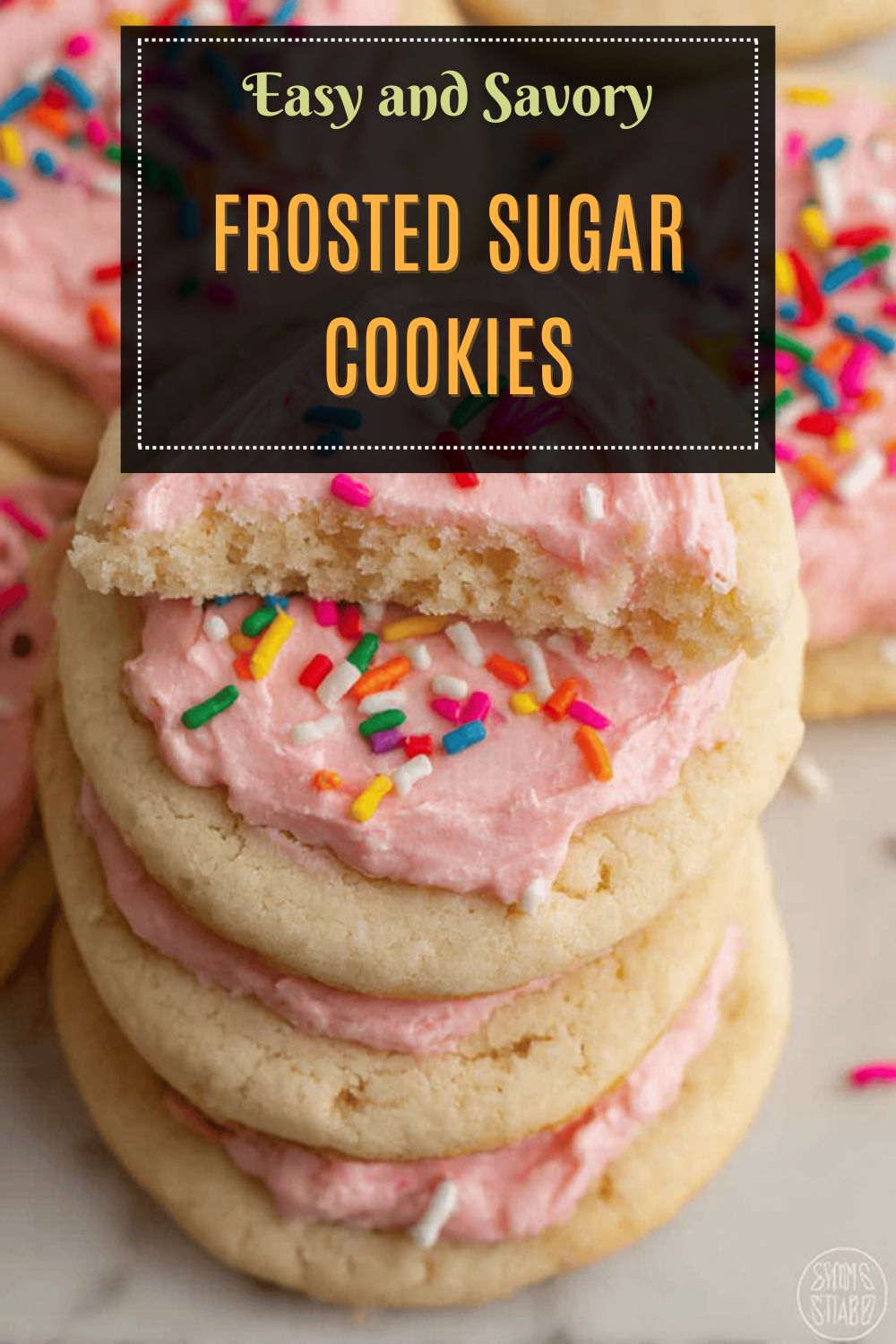 Frosted Sugar Cookies