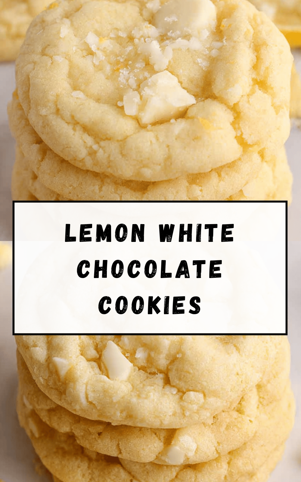 Lemon White Chocolate Cookies