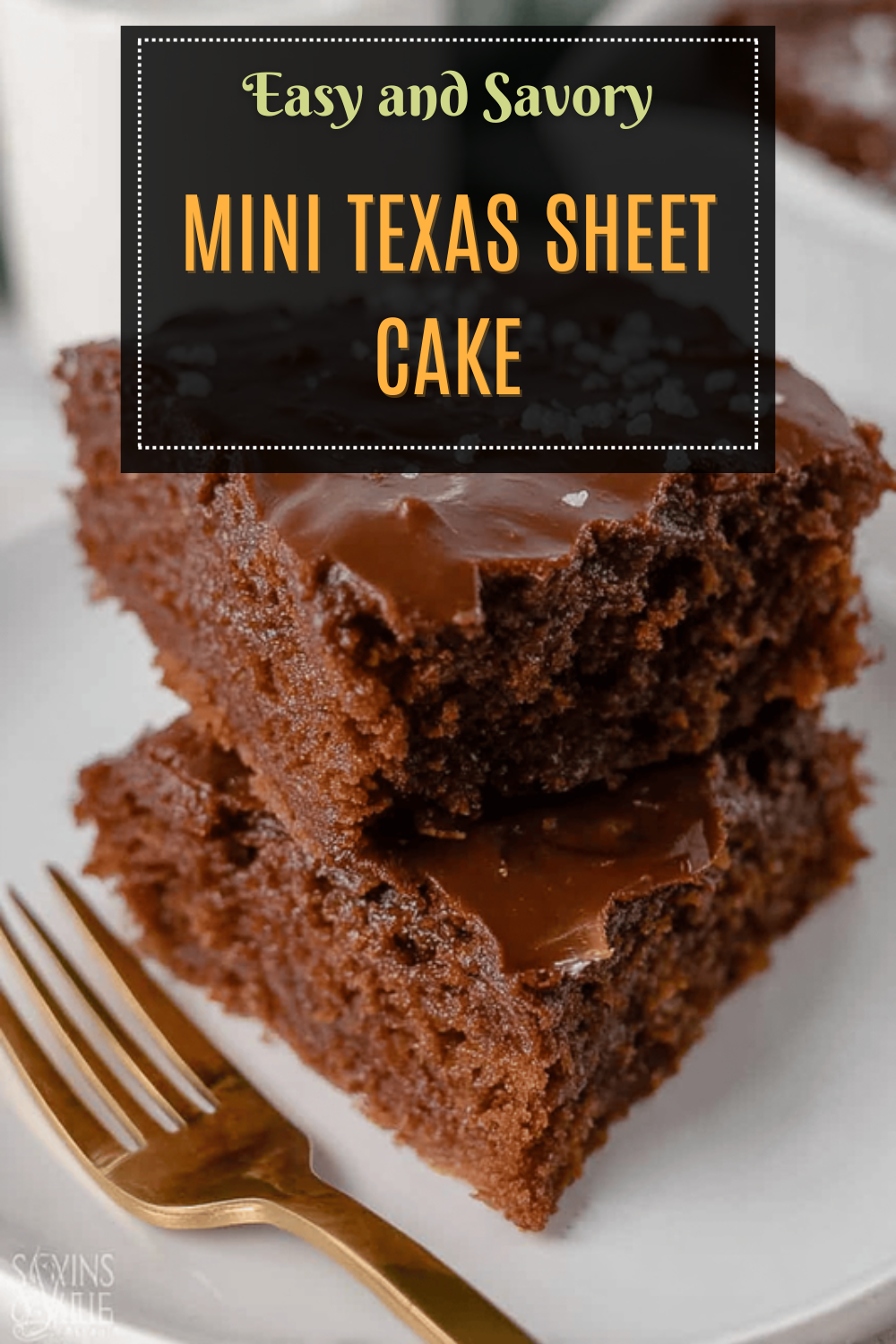 Mini Texas Sheet Cake