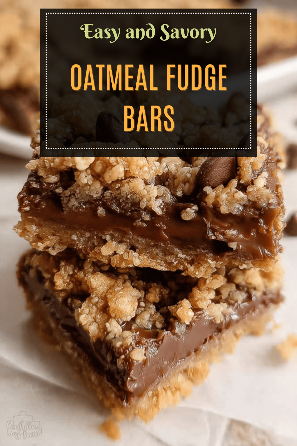 Oatmeal Fudge Bars