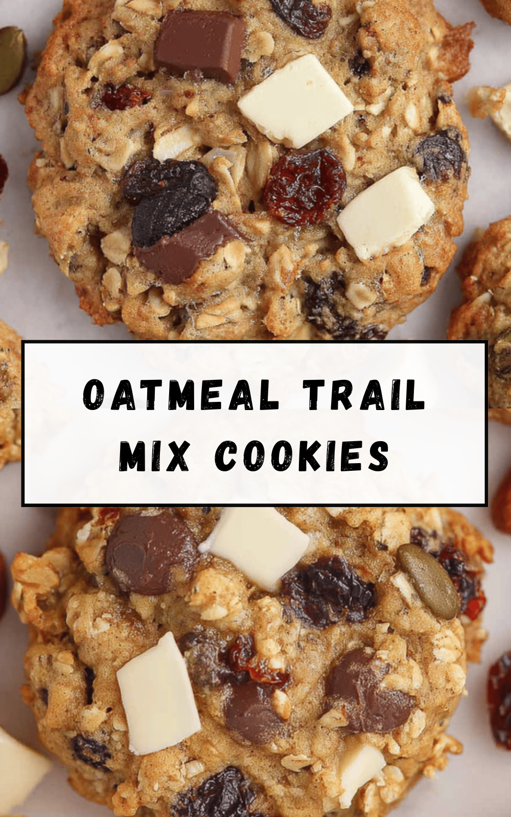 Oatmeal Trail Mix Cookies