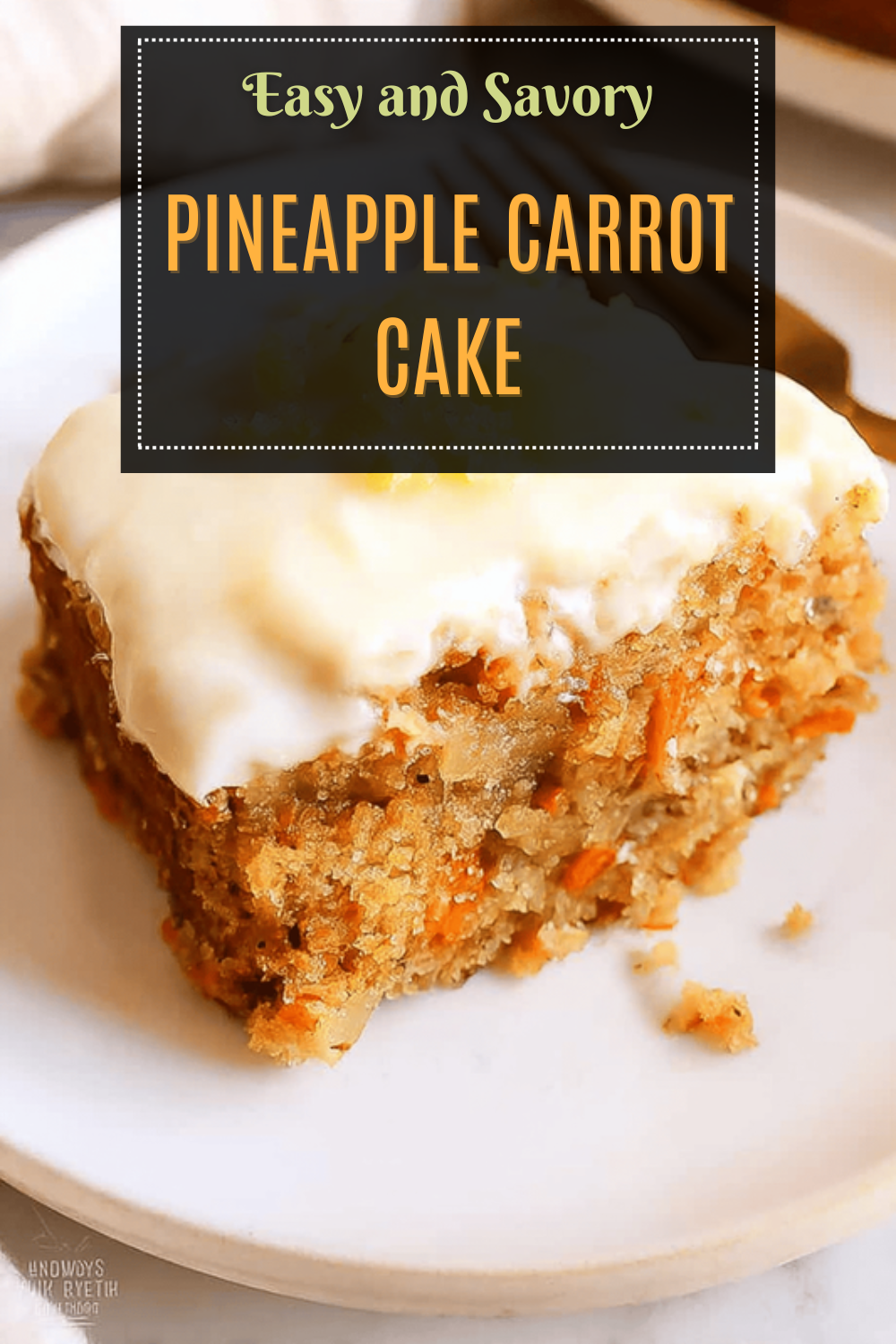 Pineapple Carrot Cake