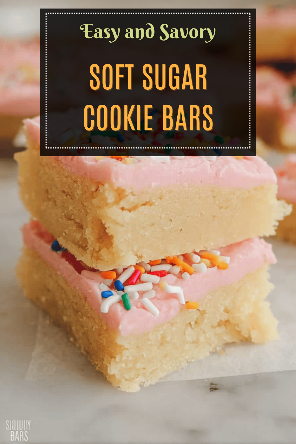 Soft Sugar Cookie Bars