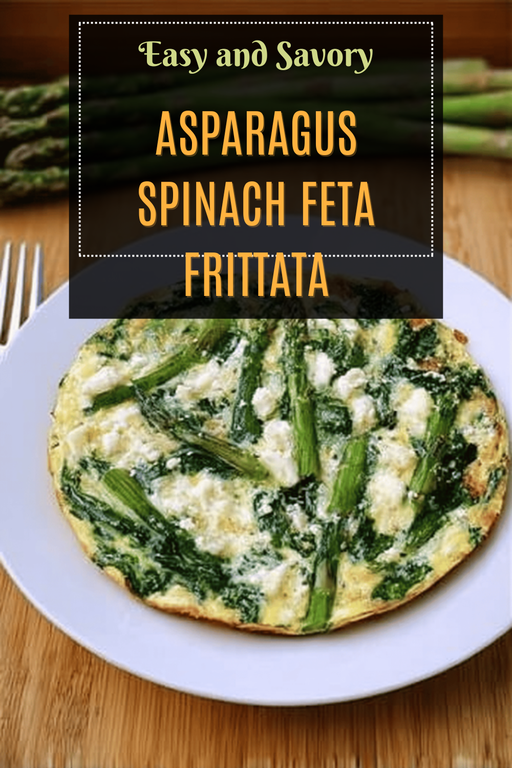 Asparagus Spinach Feta Frittata