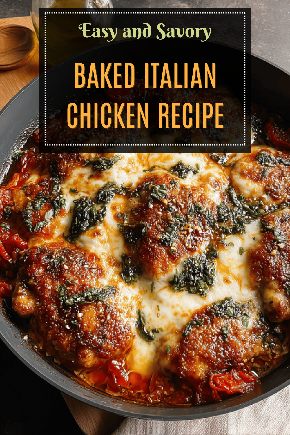 Baked Italian Chicken Recipe