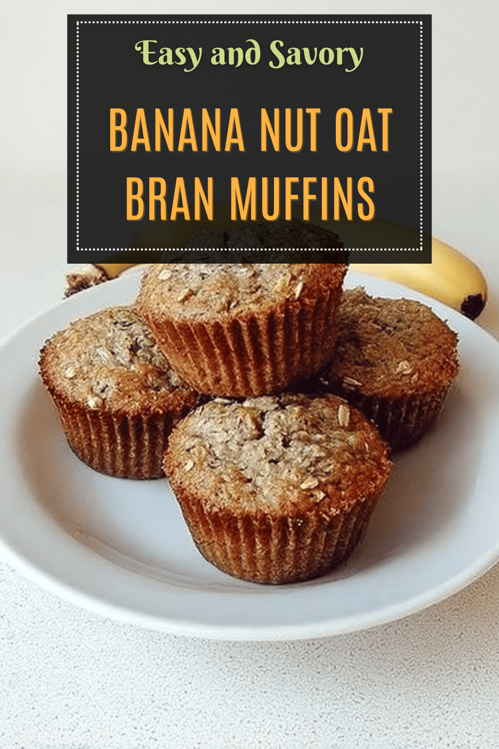 Banana Nut Oat Bran Muffins