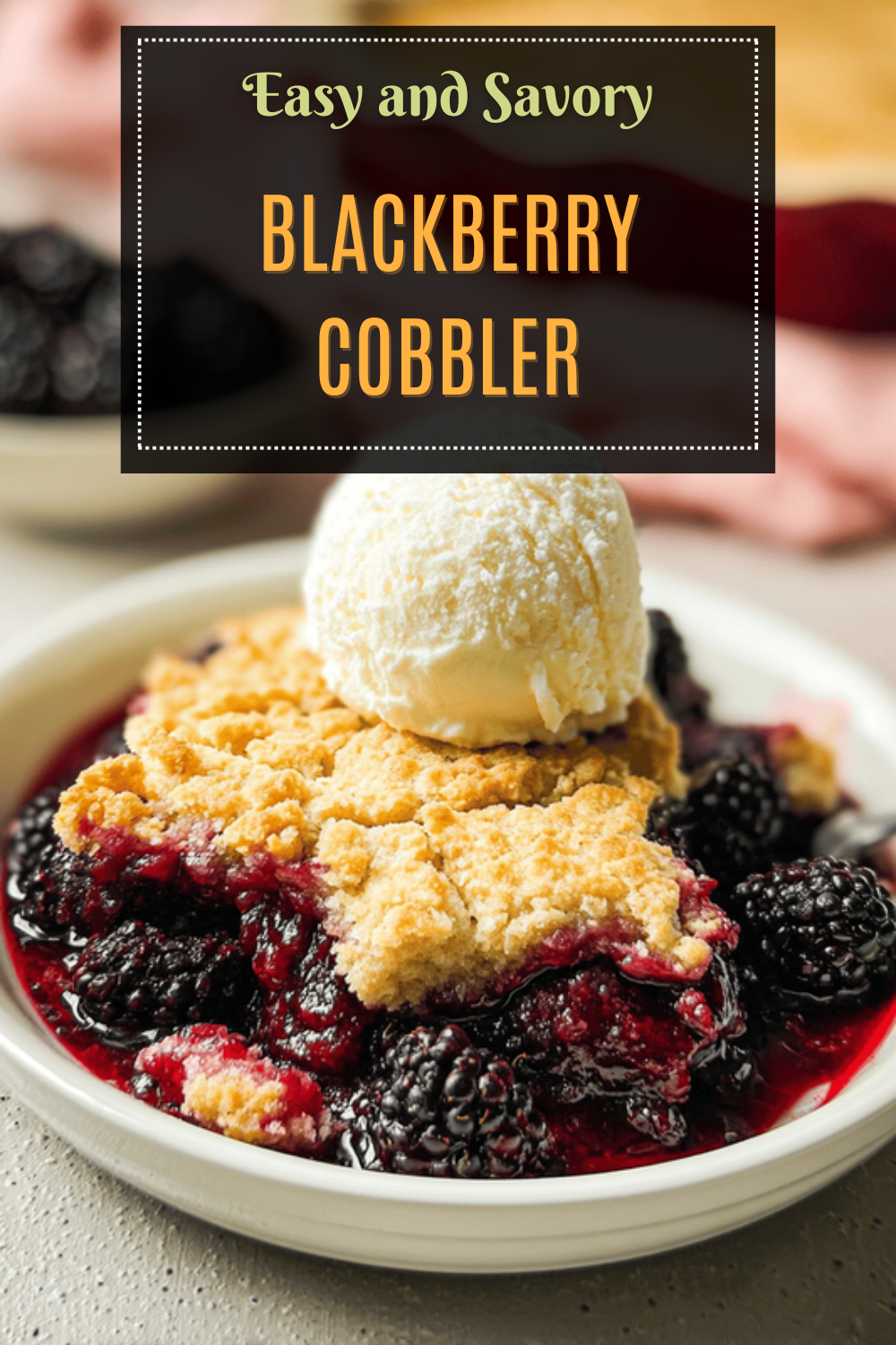Blackberry Cobbler