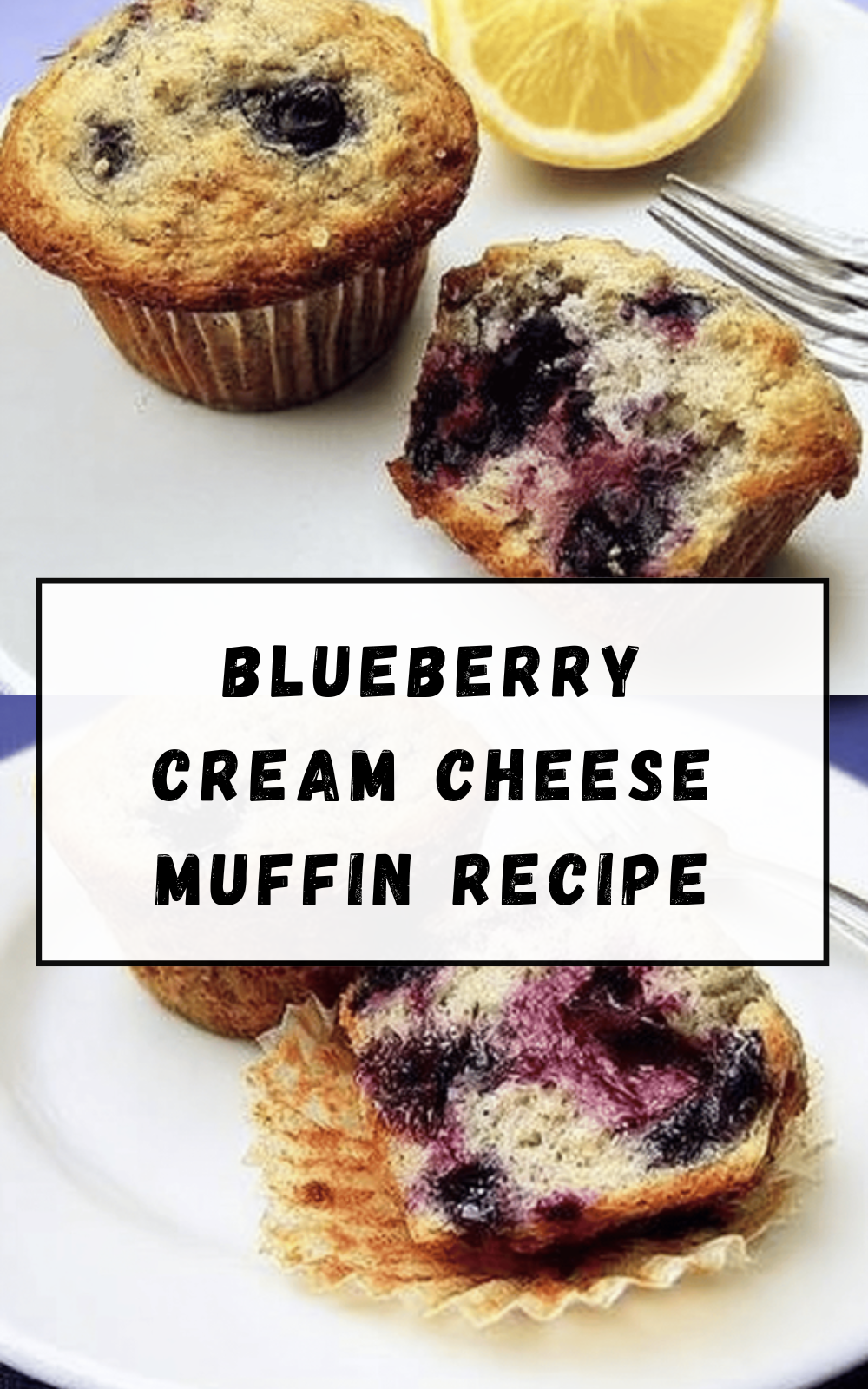 Blueberry Cream Cheese Muffin Recipe