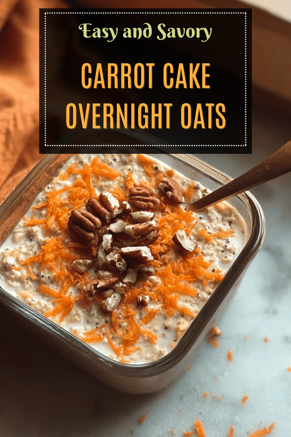 Carrot Cake Overnight Oats