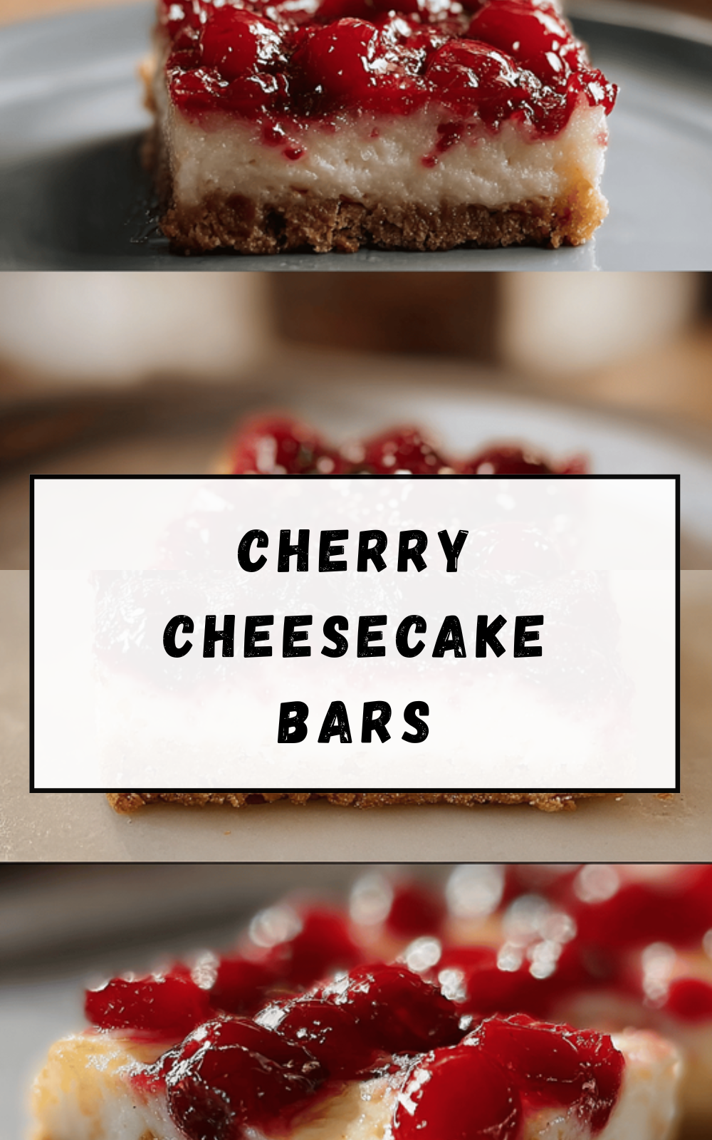 Cherry Cheesecake Bars