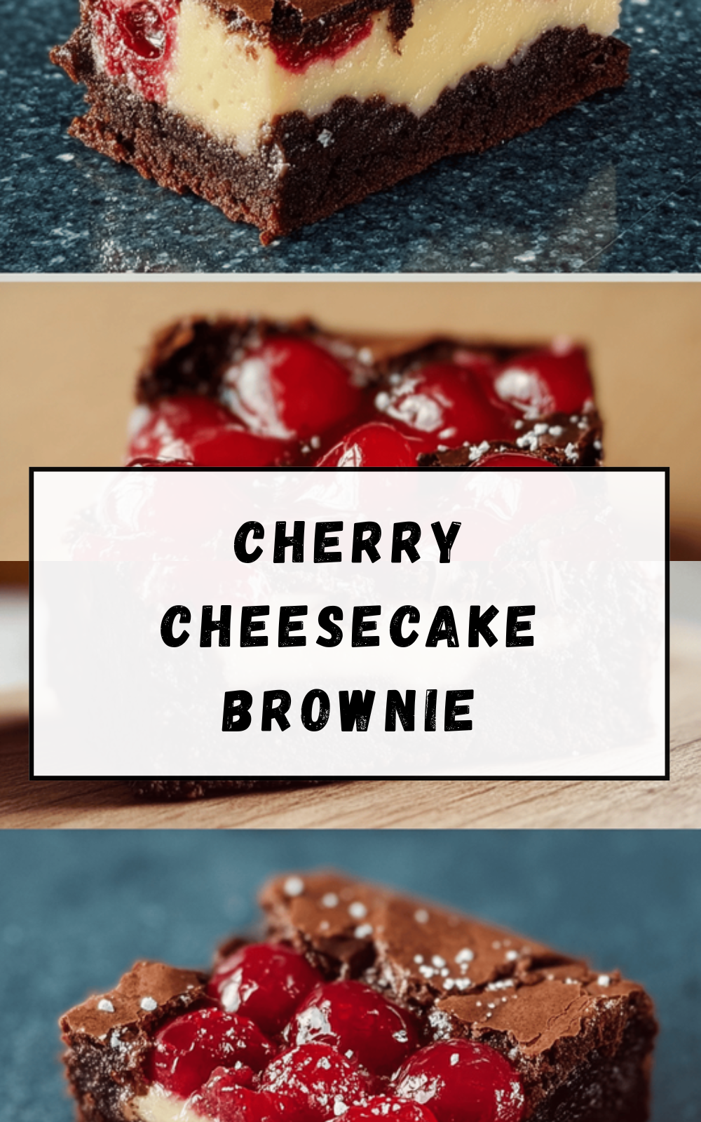 Cherry Cheesecake Brownie