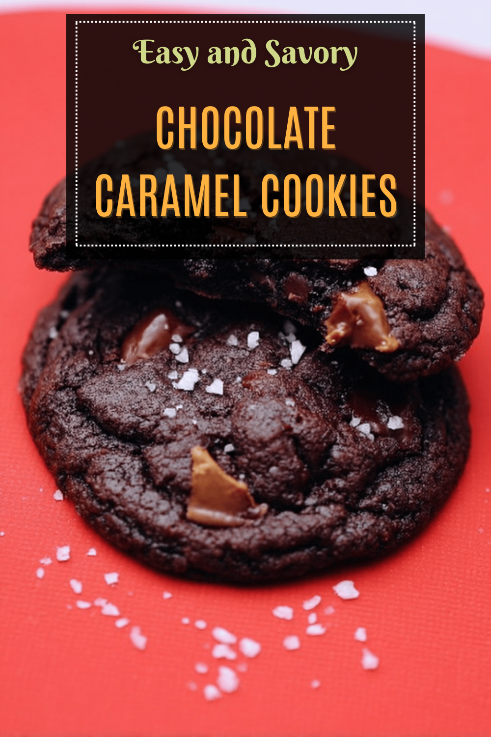 Chocolate Caramel Cookies