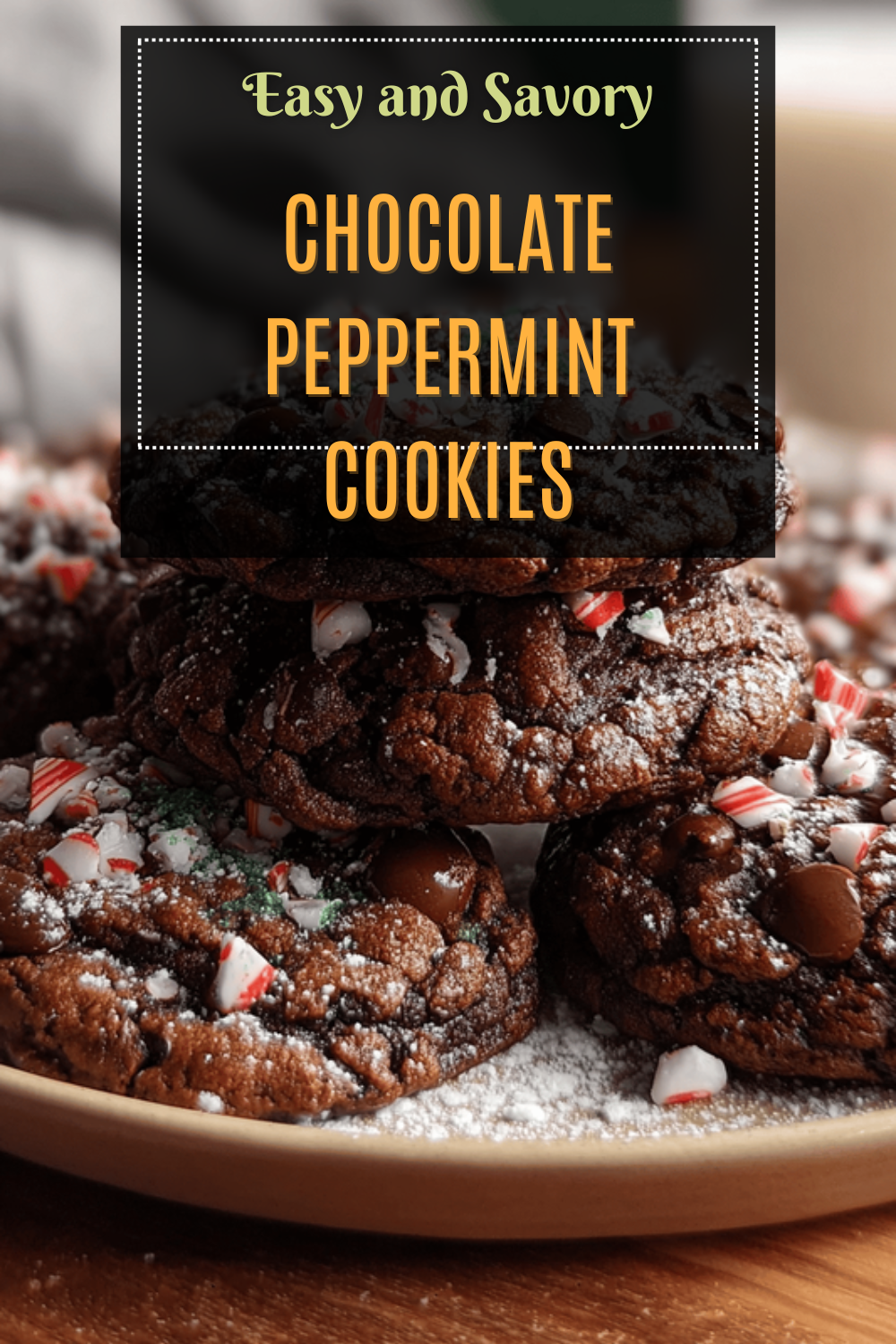 Chocolate Peppermint Cookies
