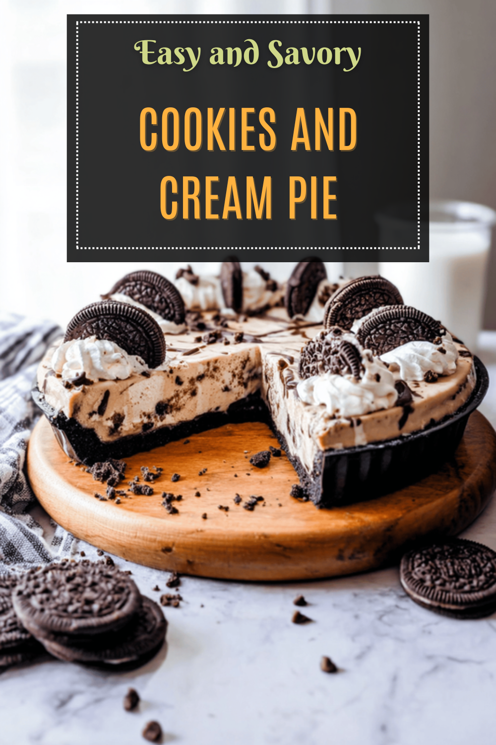 Cookies And Cream Pie