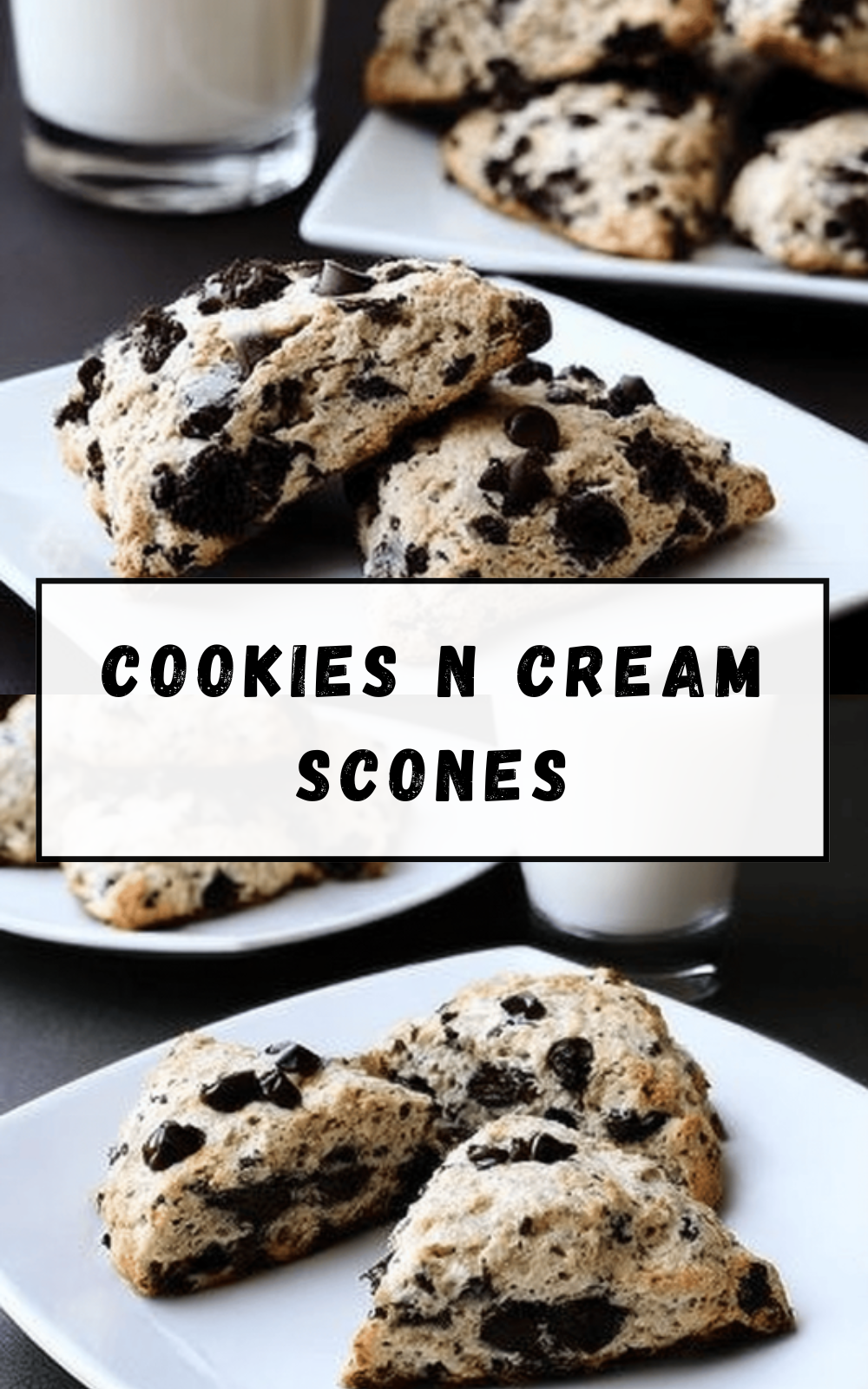 Cookies N Cream Scones
