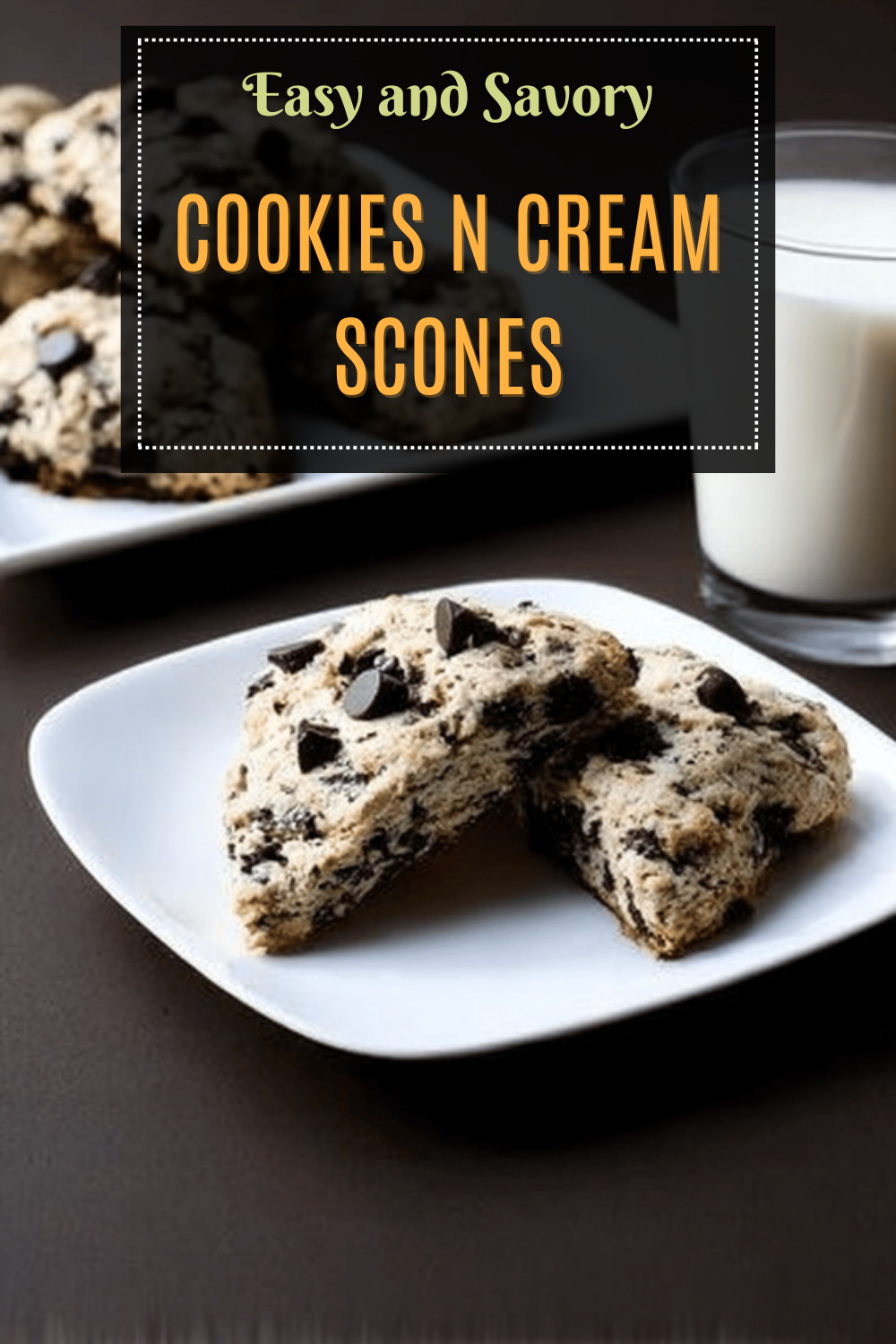 Cookies N Cream Scones