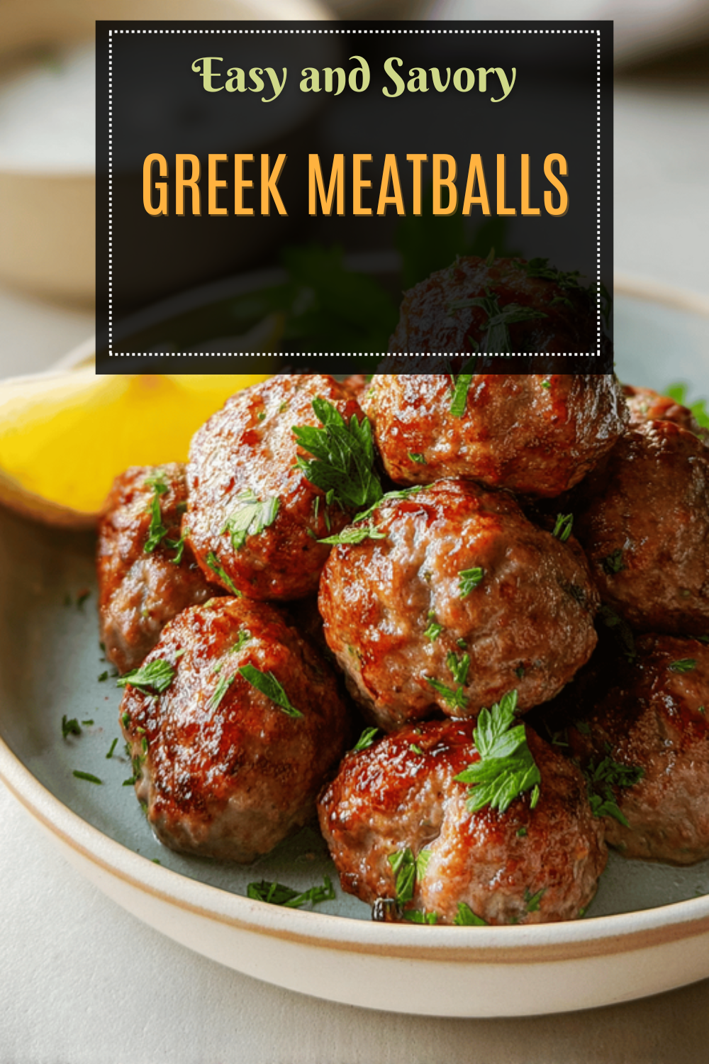 Greek Meatballs