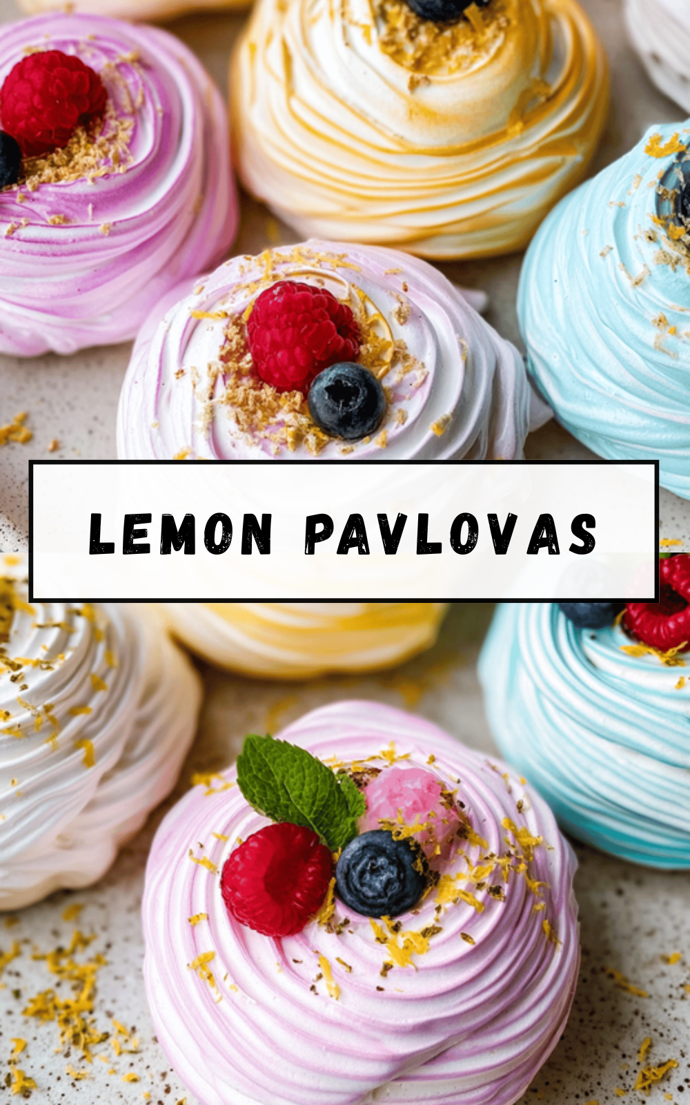 Lemon Pavlovas